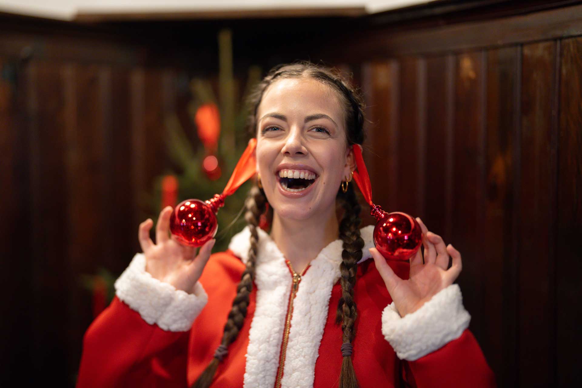 Himmlische Weihnachtsfeier - Menükarte - Erentrudisalm